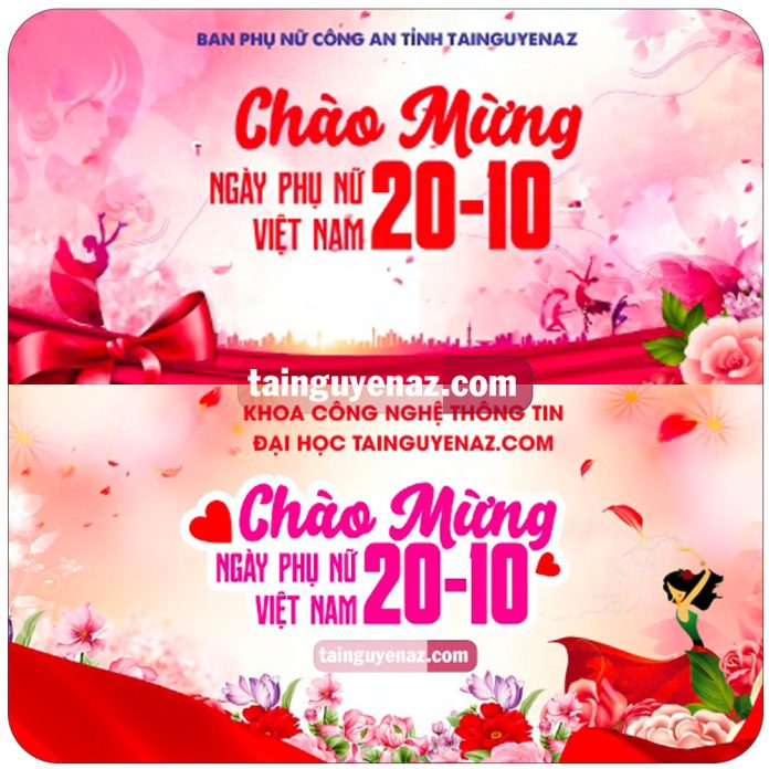 2+ Background chào mừng ngày 20/10-Phụ nữ Việt Nam